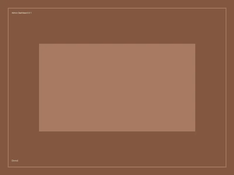 [Demo] Admin Dashboard UI additional