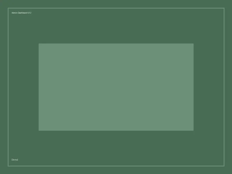 [Demo] Admin Dashboard UI additional