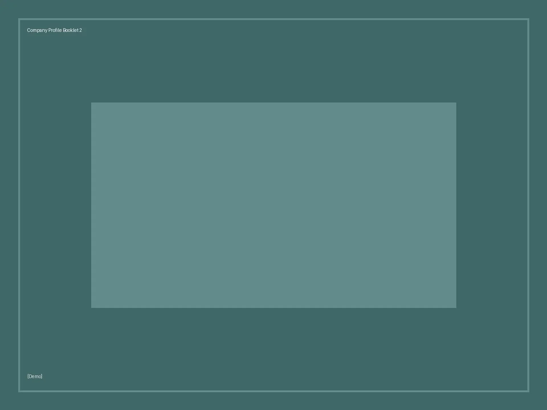[Demo] Company Profile Booklet