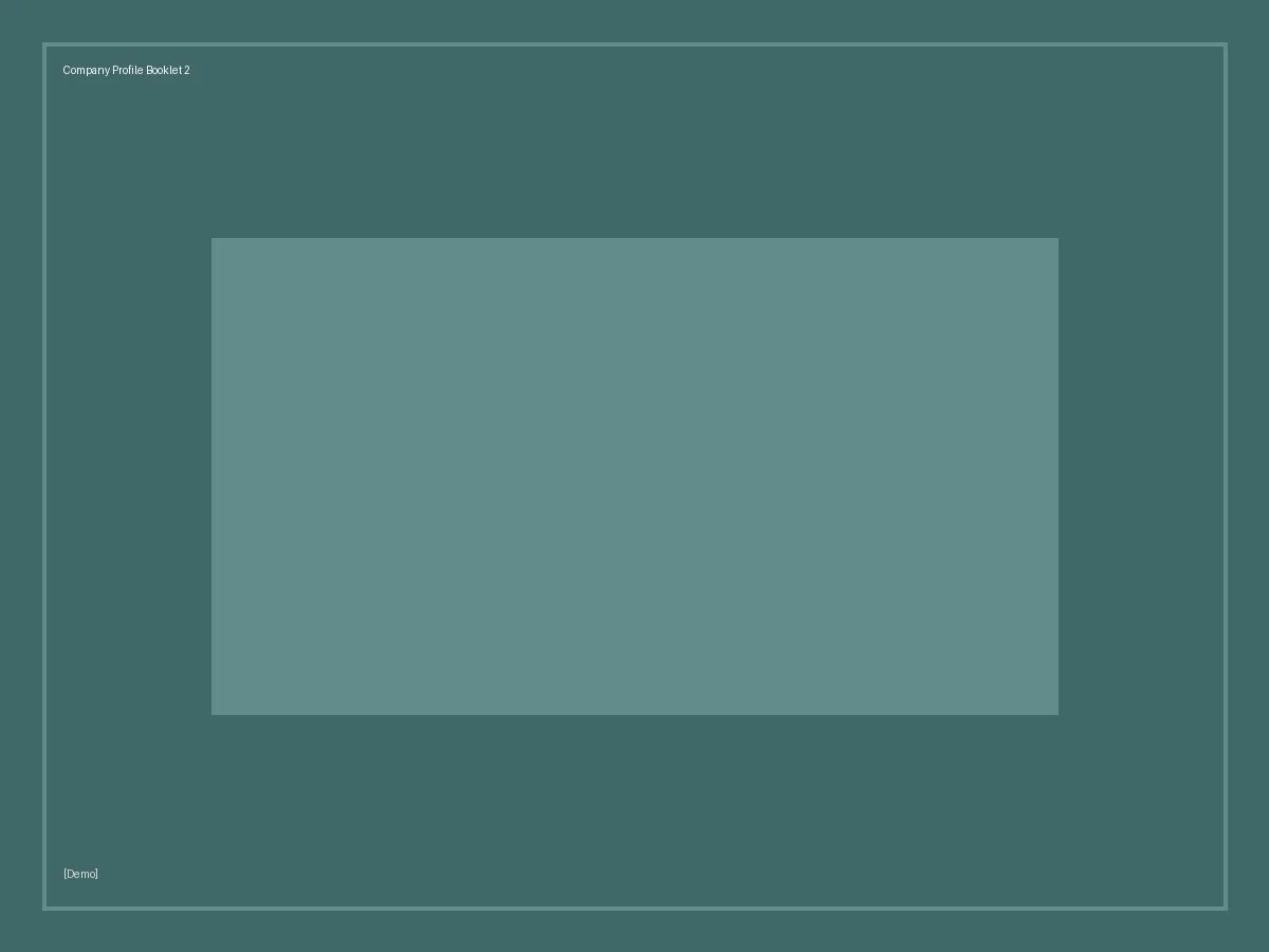 [Demo] Company Profile Booklet