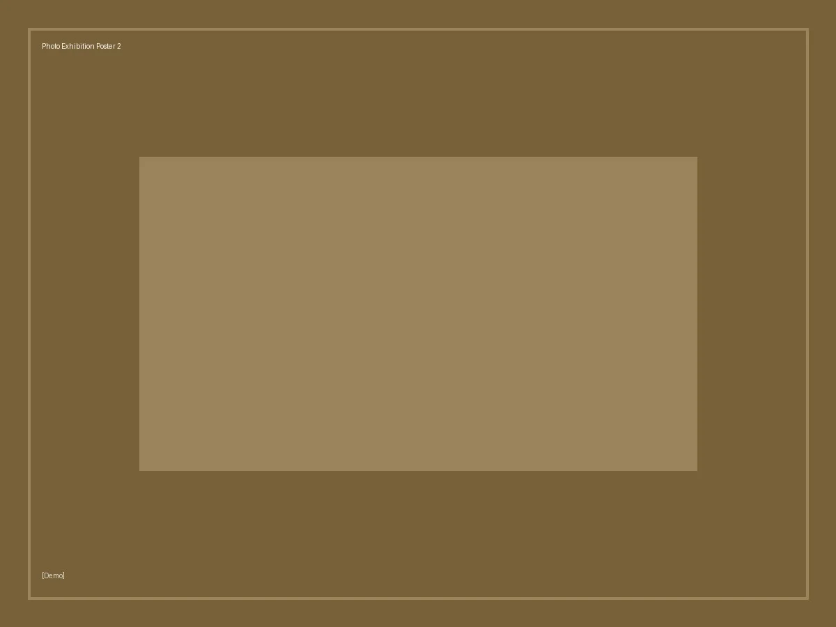 [Demo] Photo Exhibition Poster