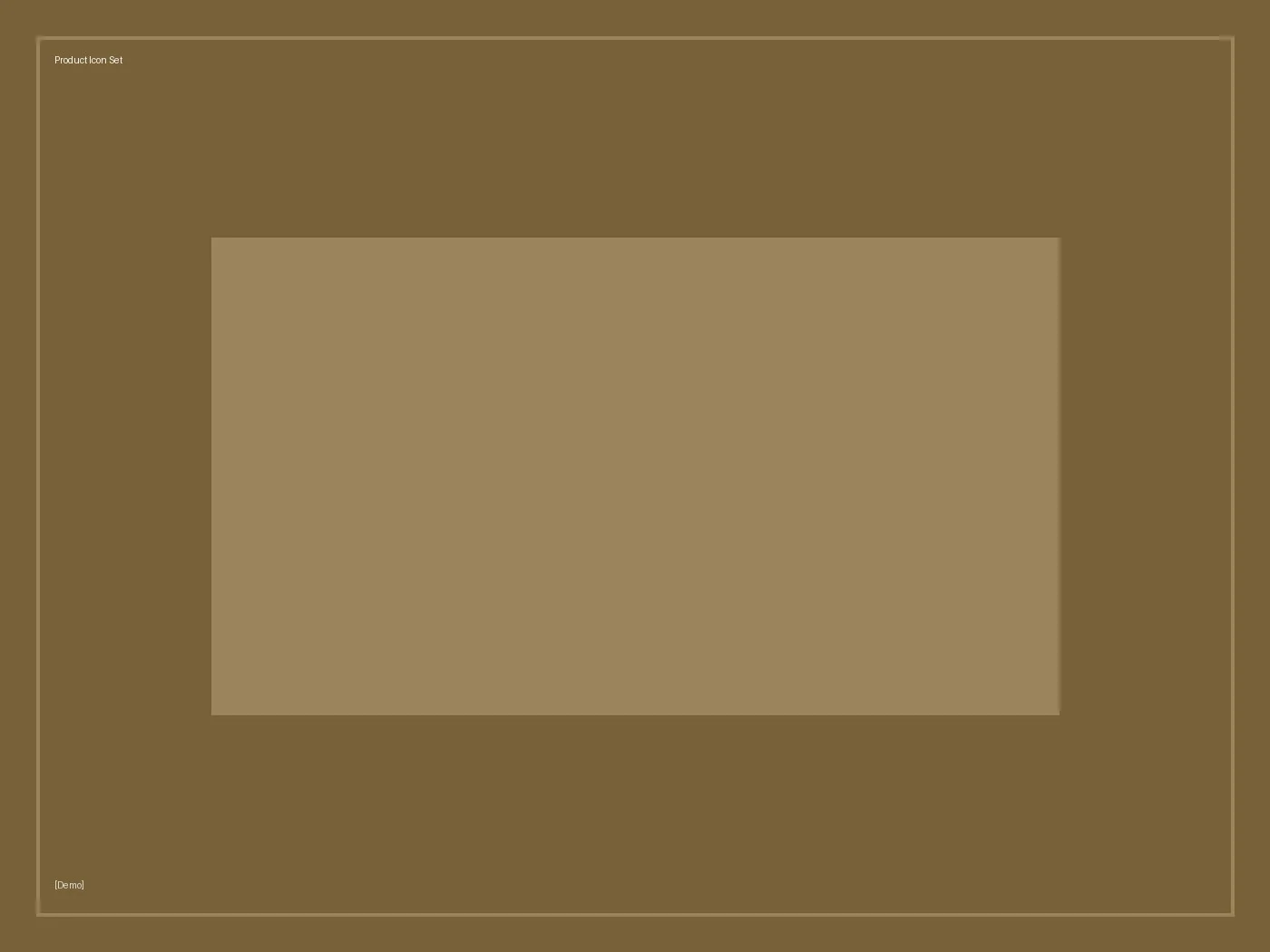[Demo] Product Icon Set